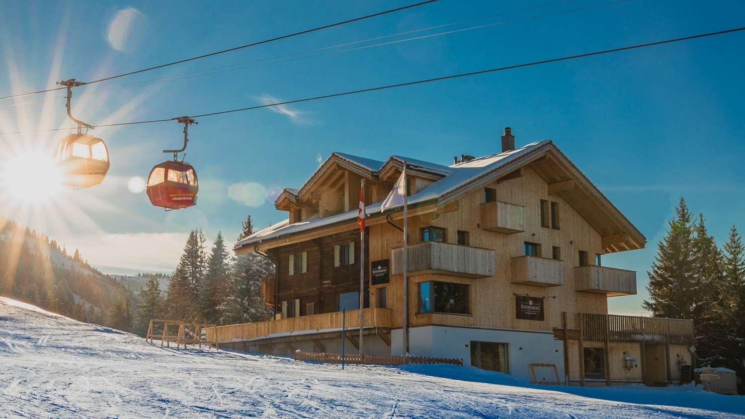 Rinderberg Swiss Alpine Lodge Zweisimmen Exteriör bild