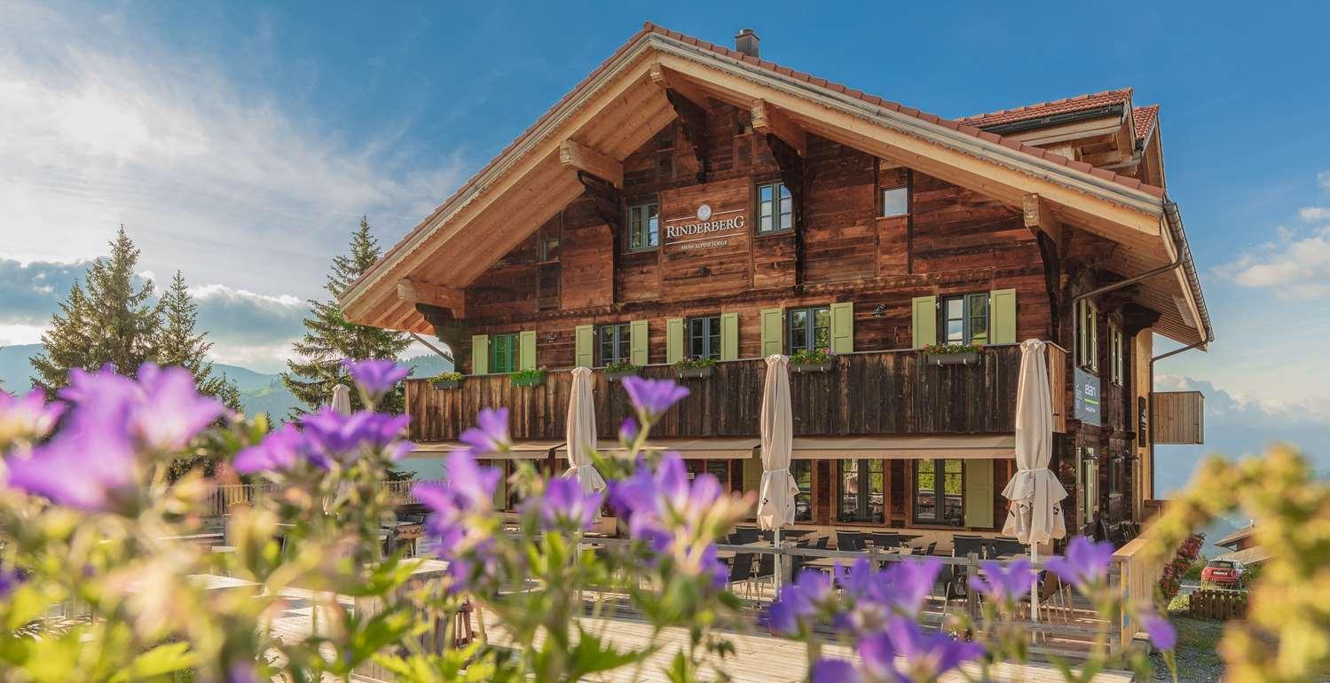 Rinderberg Swiss Alpine Lodge Zweisimmen Exteriör bild