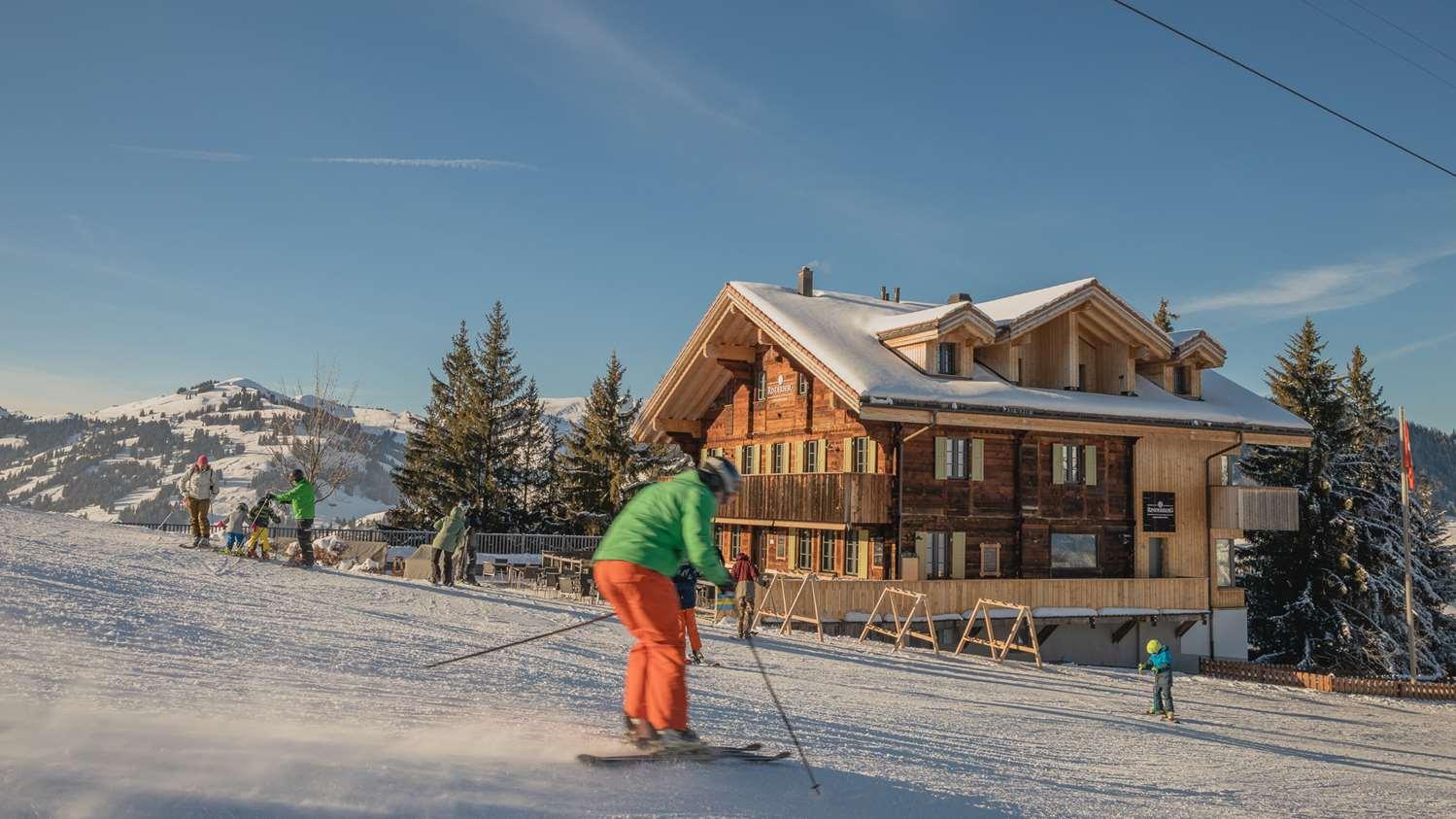Rinderberg Swiss Alpine Lodge Zweisimmen Exteriör bild