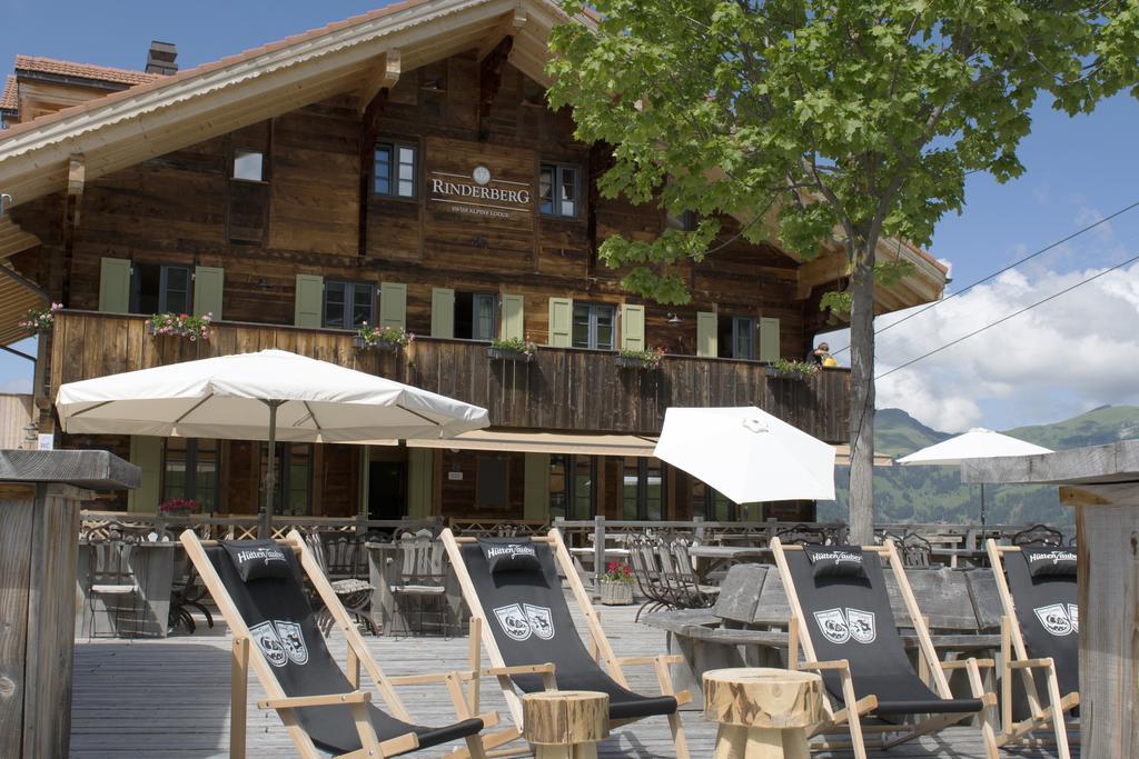 Rinderberg Swiss Alpine Lodge Zweisimmen Exteriör bild
