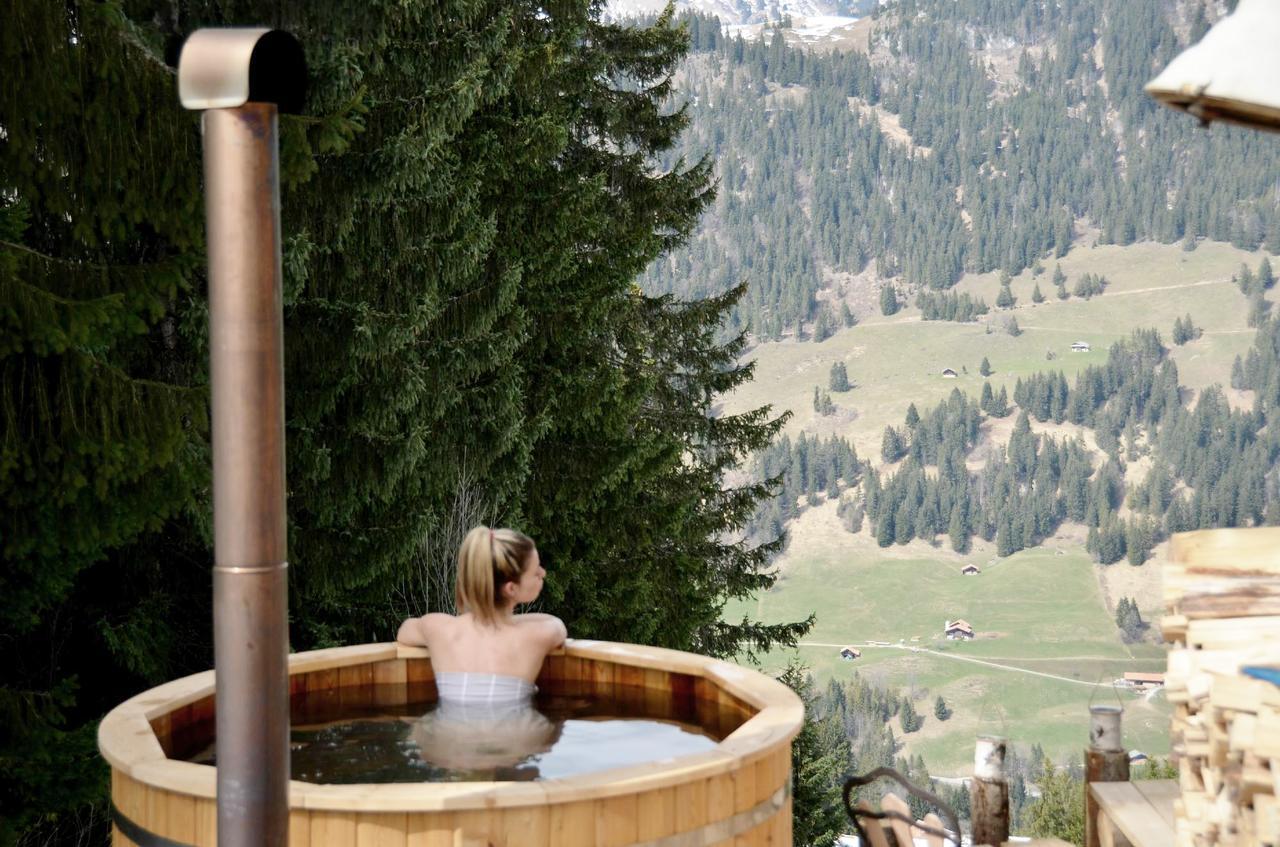 Rinderberg Swiss Alpine Lodge Zweisimmen Exteriör bild