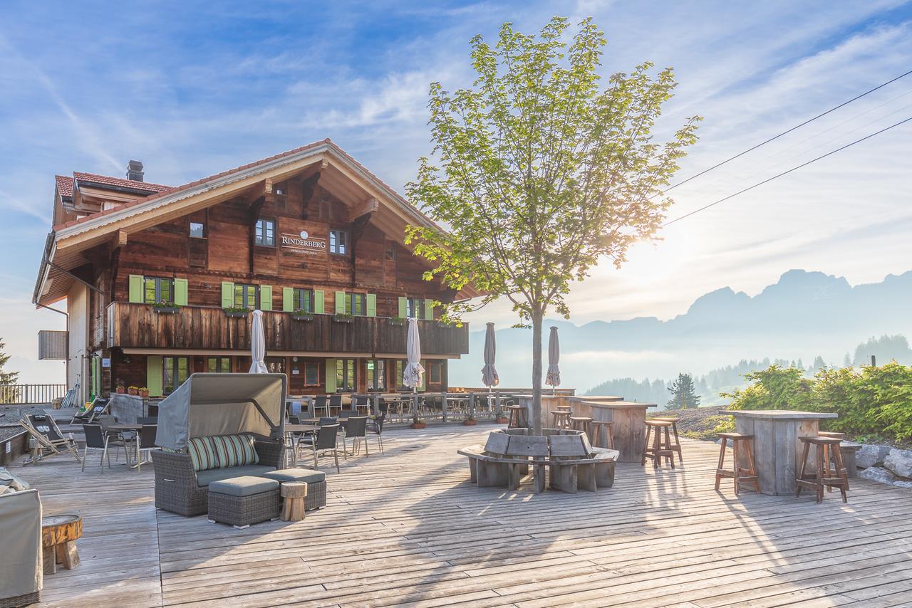Rinderberg Swiss Alpine Lodge Zweisimmen Exteriör bild