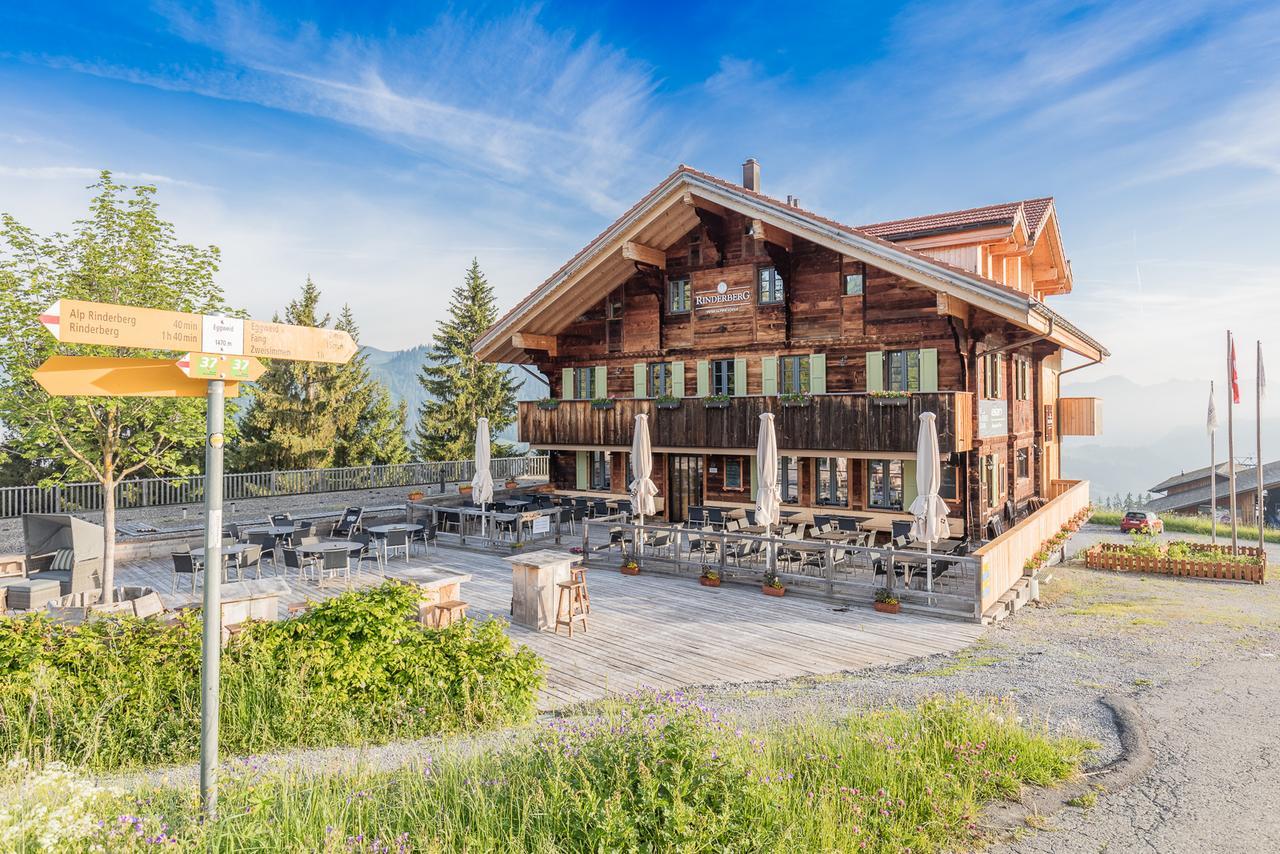 Rinderberg Swiss Alpine Lodge Zweisimmen Exteriör bild