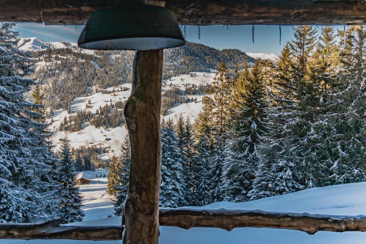 Rinderberg Swiss Alpine Lodge Zweisimmen Exteriör bild