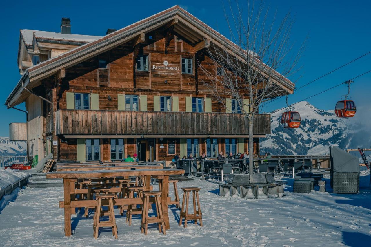 Rinderberg Swiss Alpine Lodge Zweisimmen Exteriör bild